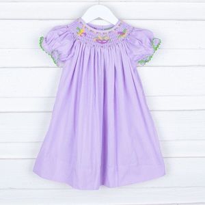 Smocked Auctions Mardi Gras Dress